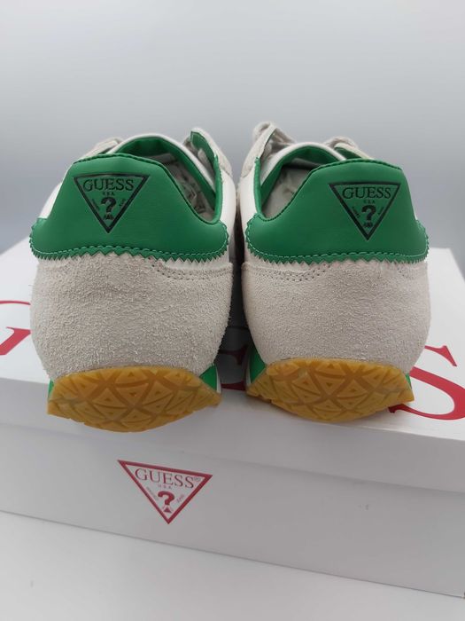 NOWE sneakersy GUESS beż zielone trampki rozmiar 46 sportowe