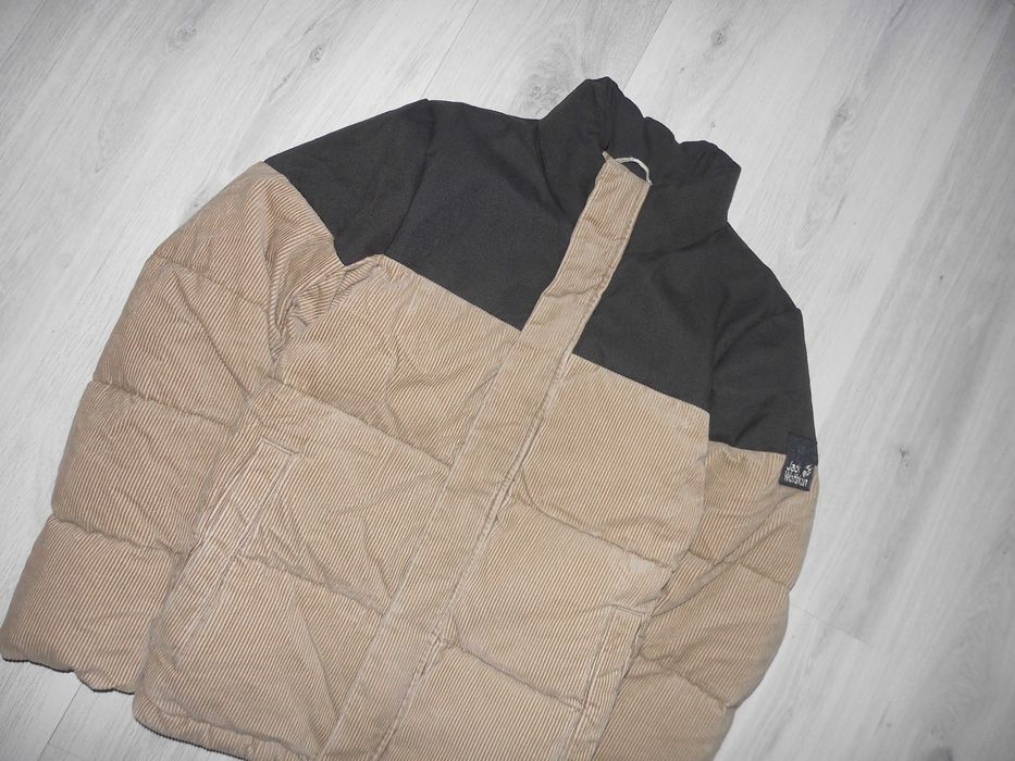 Jack Wolfskin Puffer Corduroy Jacket Kurtka Puchowa L