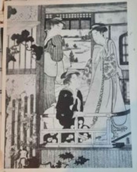 pinturas japonesas preto e branco