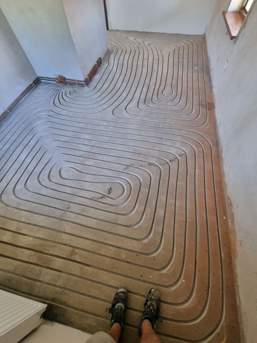 Frezowanie pod ogrzewanie podłogowe