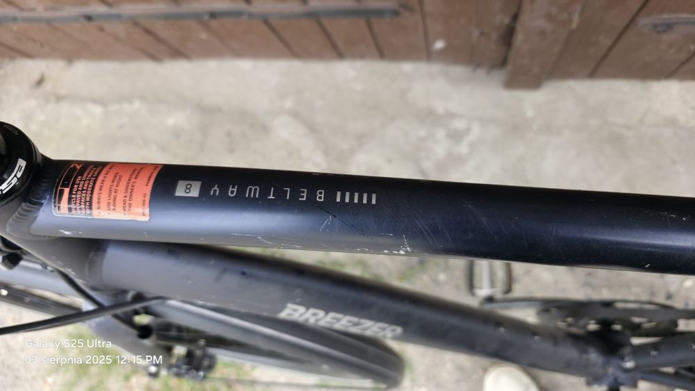 Rower miejski Breezer napęd paskowy Czytać opis.