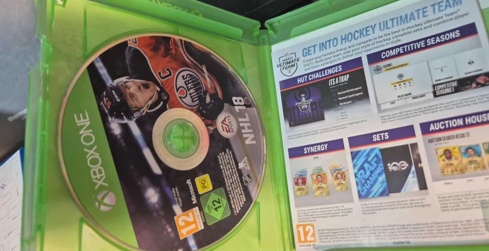 Gra na  XBOX ONE NHL 18 hokej