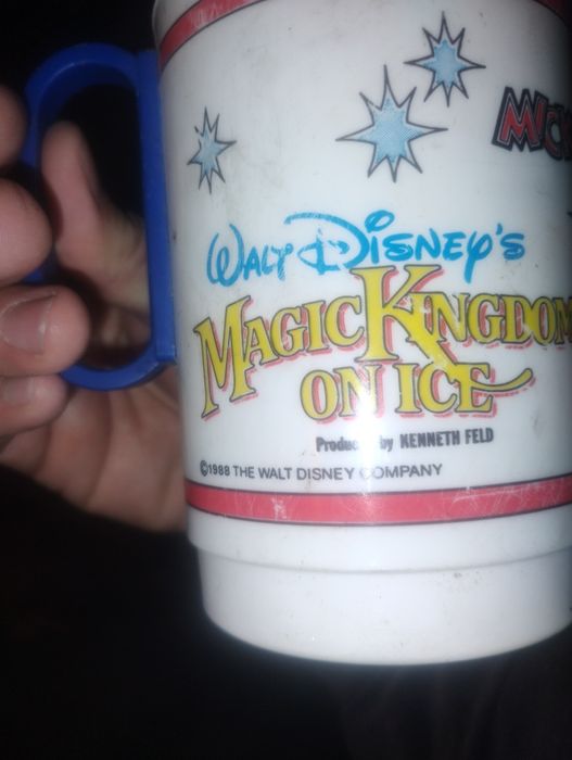 Disney vintage kubek World on ice