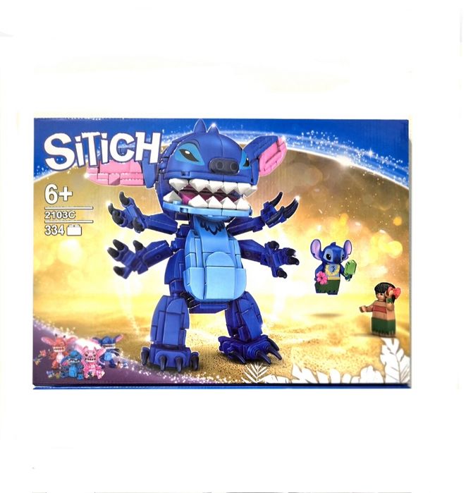 Nowe duże klocki Stich z figurkami figurka kompatybilne z Lego