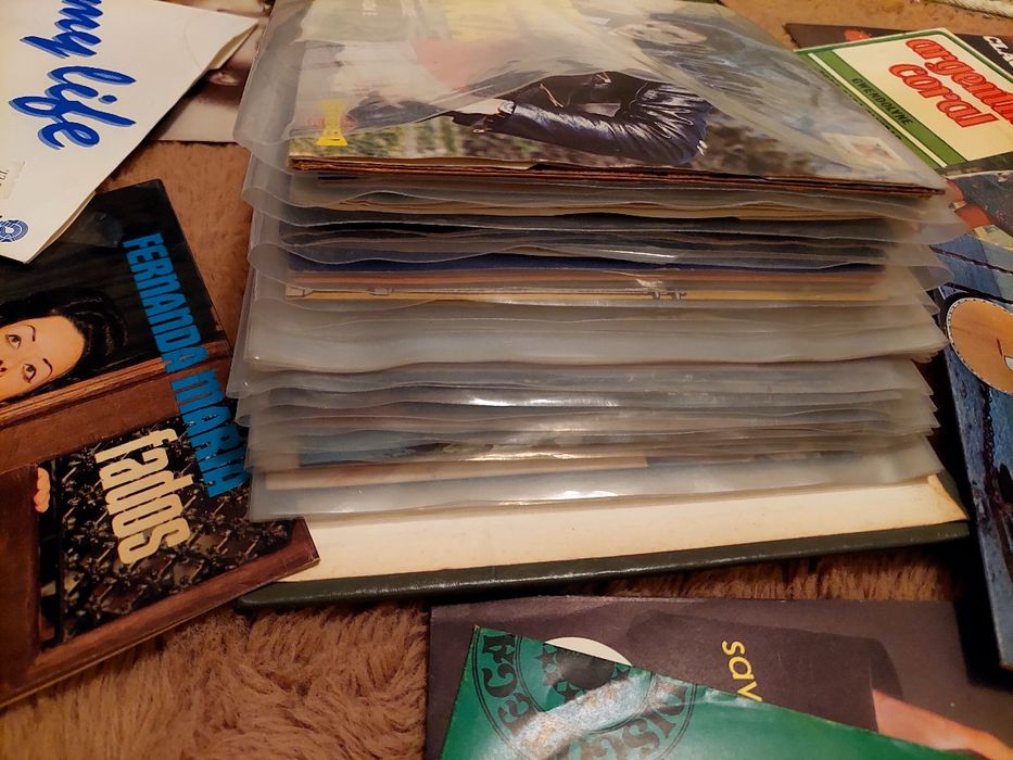 Álbum de 36 discos de vinil - 7"