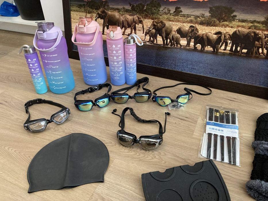 Okulary plywackie bidony paleczki itd niziutkie ceny