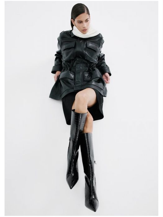 Чоботи Mango сапоги ботильйони