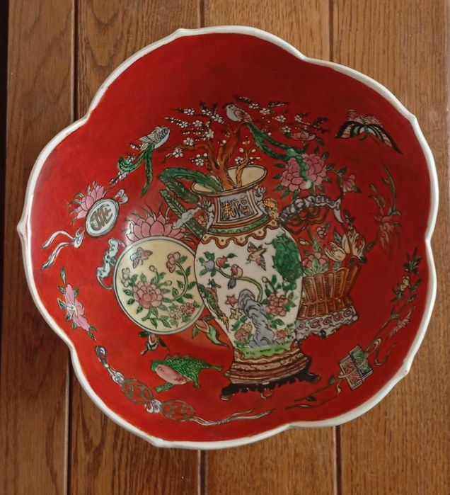 Duza chinska zabytkowa porcelanowa misa