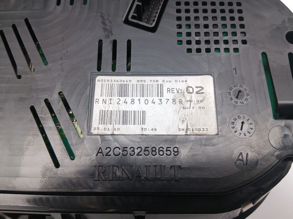 Quadrante / painel de instrumentos RENAULT Megane III Grandtour (KZ0/1