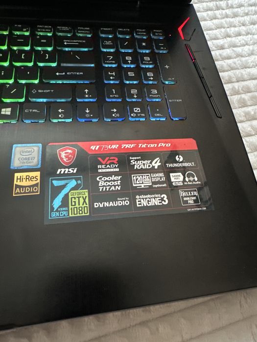 Laptop Msi gt 73vr 7rf titan pro