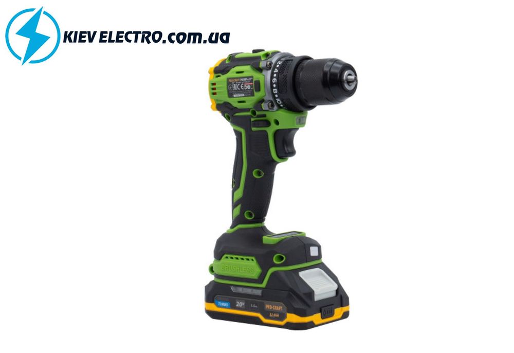 Шуруповерт бесщеточный Procraft PA18Pro (с 1 АКБ в КЕЙСЕ)  АКЦИЯ !!!