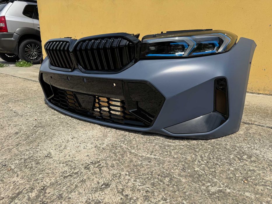 Морда Комплект рестайлінгу передньої частини BMW 3 G20 m340 m paket Бампер комплектний Фара ОБВІС