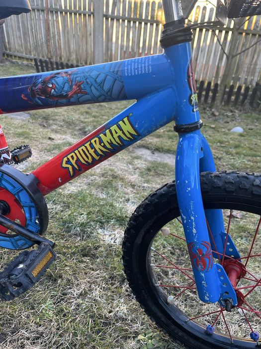 Rower chłopięcy 16 spiderman