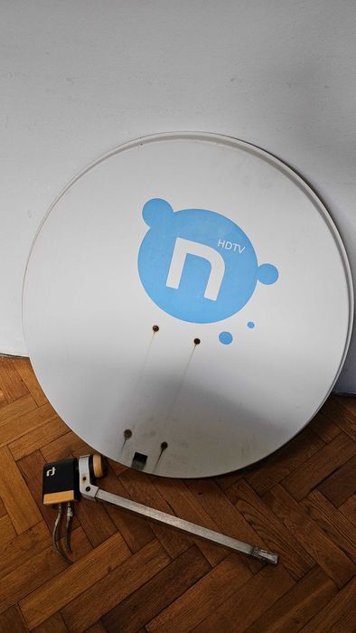 Antena satelitarna 80cm konwerter inverto quad unicable + Twin