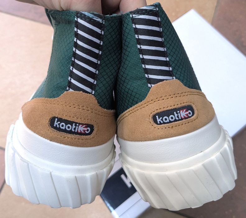 Trampki Soft Kaotiko Keoni Hightop Trainers zielone rozm. 42
