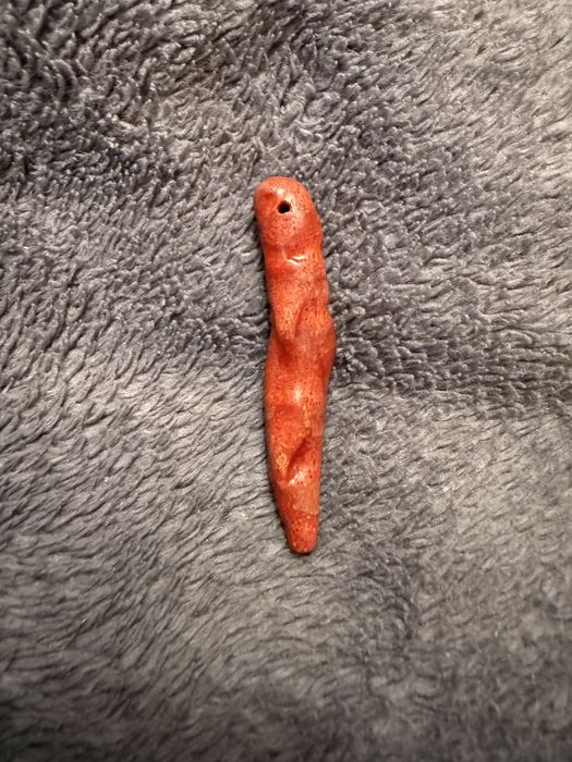 Koral czerwony – naturalna gałązka, zawieszka