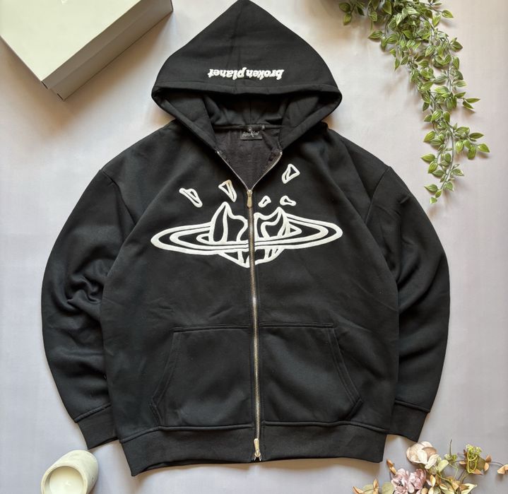 ‼️БЕЗ ПЕРЕДОПЛАТИ‼️ Зіп Худі Broken Planet / Кофта Зіпка Худак Брокен пленет burberry