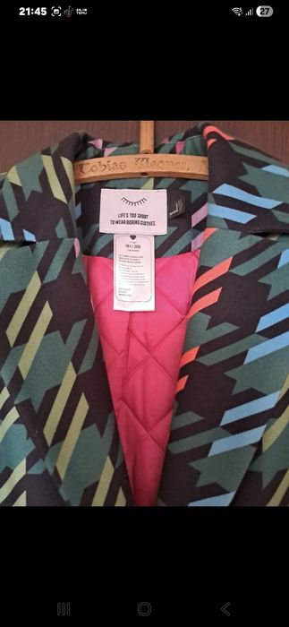 Piekny płaszcz damski biust 110, dlugosć 110cm polec