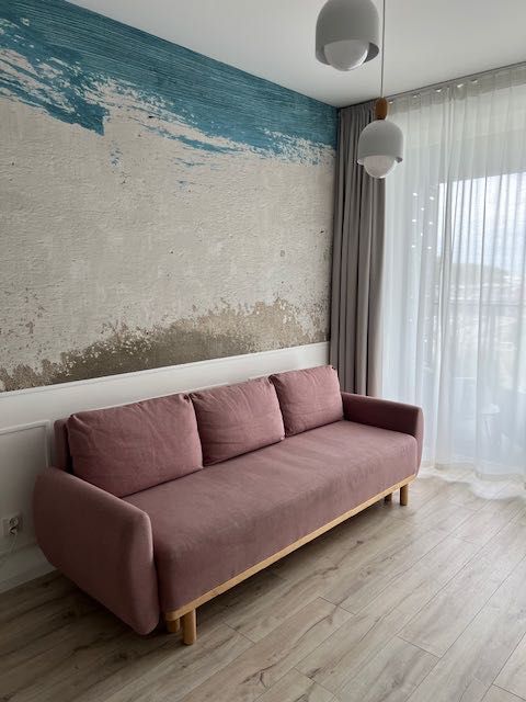 Sofa - 3 osobowa z funkcją spania wraz z fotelem