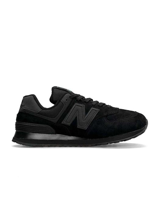 !SALE! New Balance 574 Full Black 36 37 38 39 40 41 42 43 44 45 замша