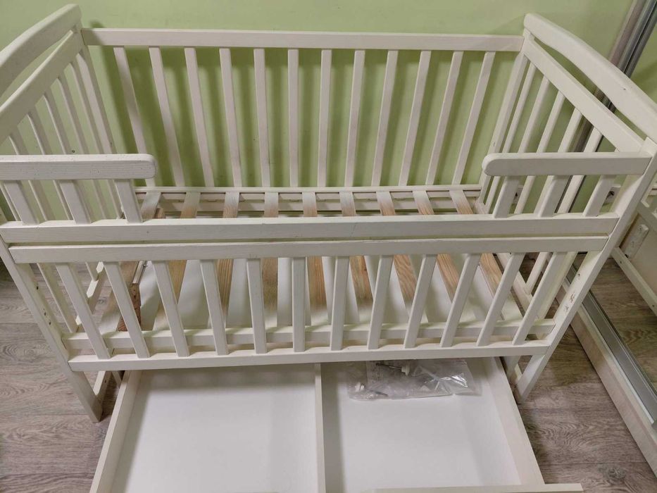 Дитяче ліжечко Deson Човник із шухлядою / Кам'янське