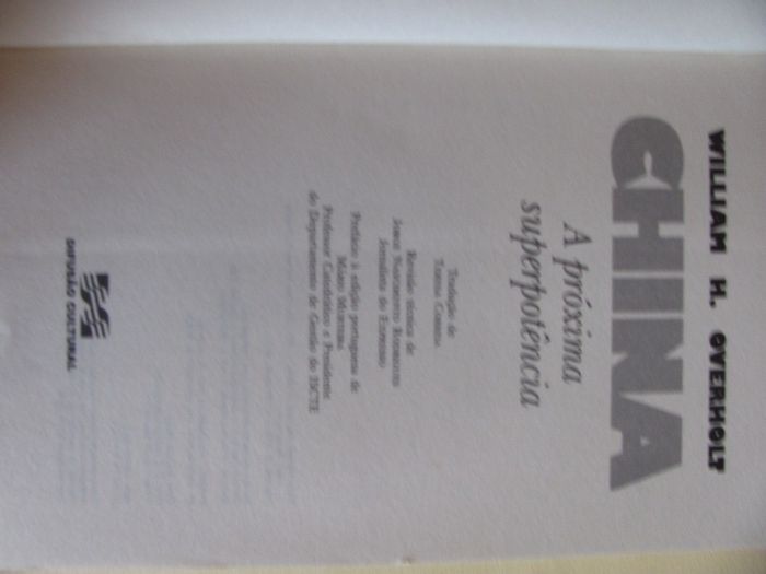 China, A próxima superpotência de William H. Overholt