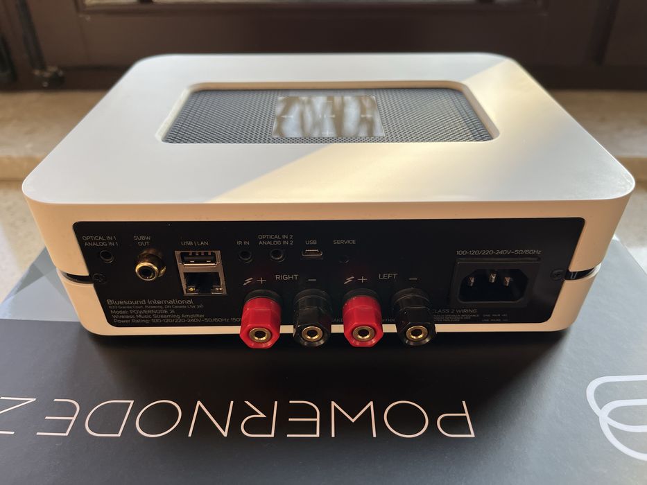 Bluesound Powernode 2i. Streamer+wzmacniacz (klasa D) BluOS. Idealny