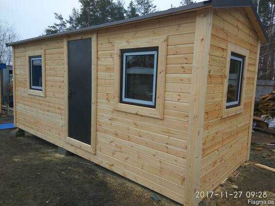 Будинки деревяні каркасні Садові Дачні Битовки Вагончики