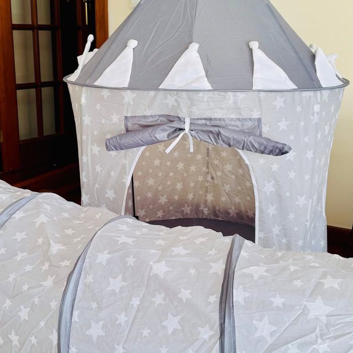 Tenda + Túnel Infantil Kids Concept Star – Cinza
