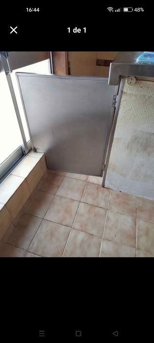 Porta em Inox para comércio ou afins