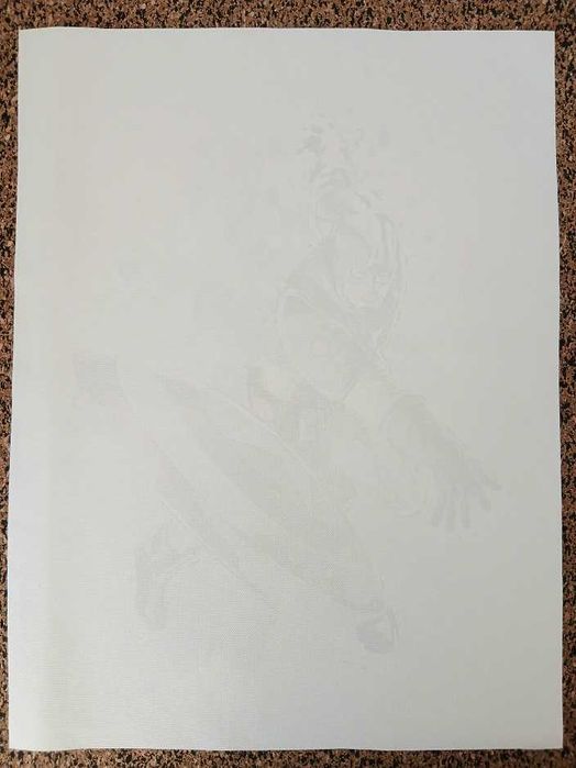 Poster - Capitão América (tela 30x40 cm)