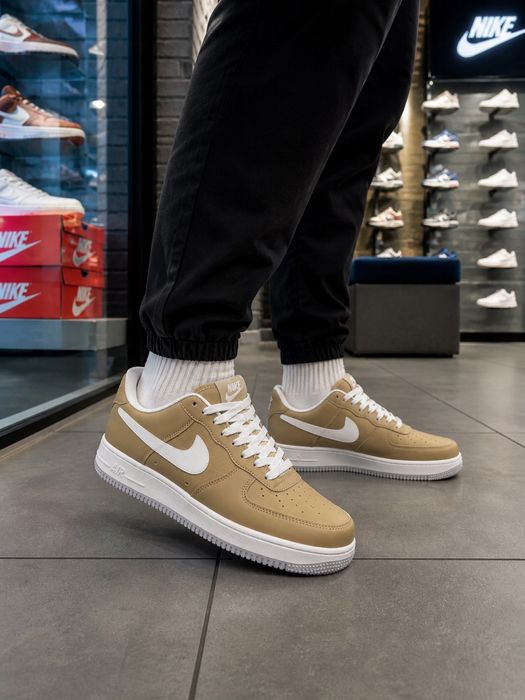 Найк Аир Форс 1 Лето 2026 Новинка / nike air force 1/ кожаные весенние кросовки найк / найк форс / кожаные красовки мужские Найк / кросівки Найк аір