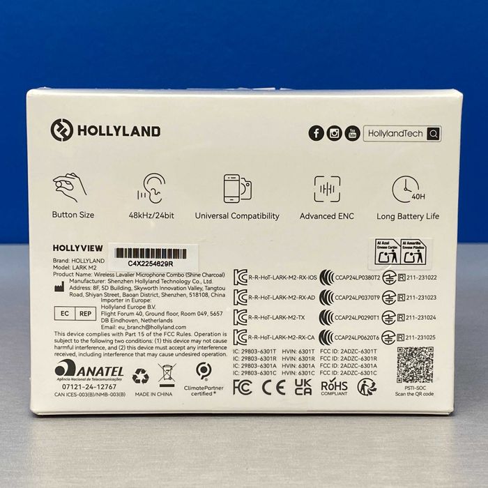 Hollyland Lark M2 Duo Combo (SELADO - 3 ANOS DE GARANTIA)