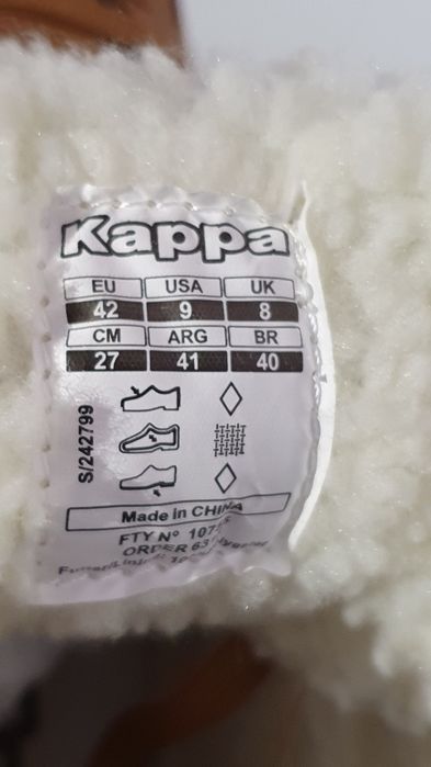 Buty ocieplane zimowe Kappa rozmiar 42 / długość wkładki 27 cm