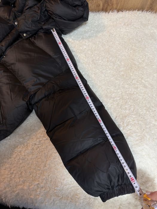 Курточка пуфер чорна XL