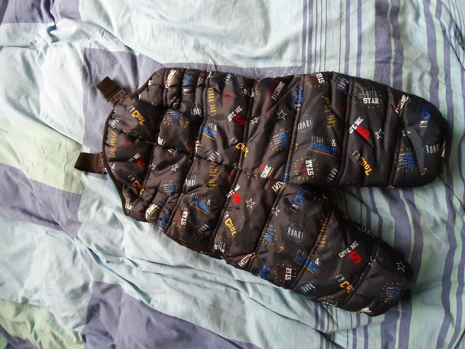 Spodnie zimowe narciarskie Pepco rozmiar 80 chłopiec zima ciepłe grube