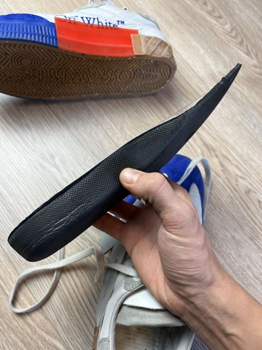 Off-White Vulc low Floating Arrow Buty Sneakersy Rap Streetwear