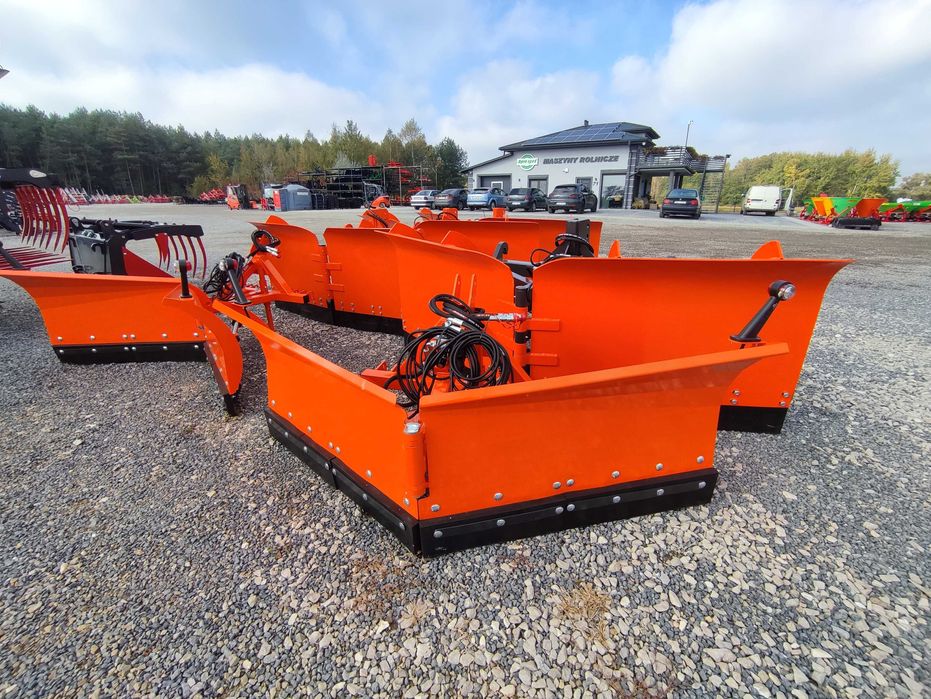 Mocny pług do śniegu do tura tuz strzałka Metal Technik dostawa Gratis