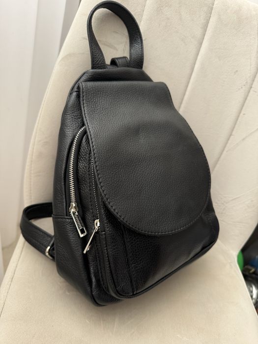 Рюкзак шкіряний рюкзак кожаный vera pelle