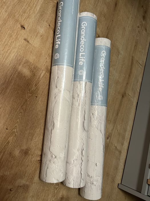Nowa nieużywana tapeta Grandeco Life PAINTED WHITE BRICK 160401.