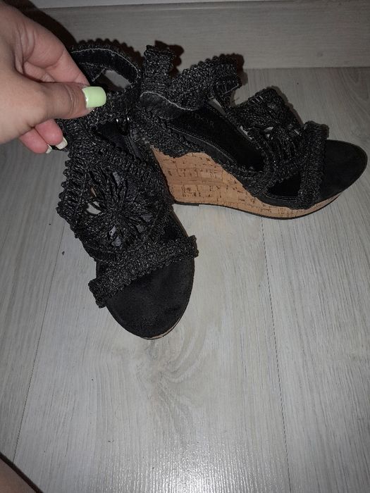 Sandálias pretas Lanidor