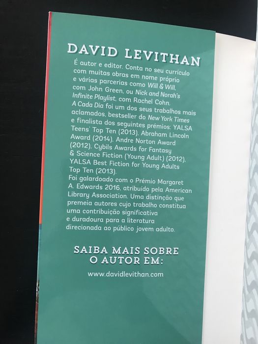 MAIS UM DIA , David Levithan