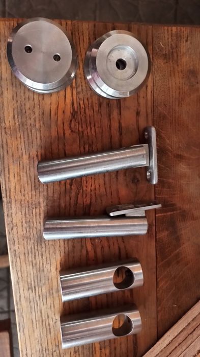 Держатель поручня на стекло  из нержавеющей стали