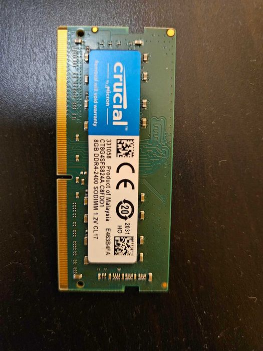 Pamięci SSD Crucial 8GB DDR4-2400 SODIMM