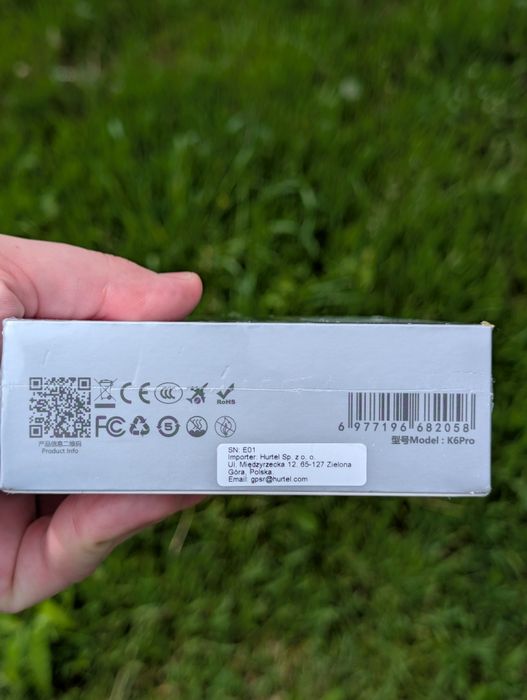 Powerbank Dudao K6Pro 10000 mAh з 4 вбудованими кабелями