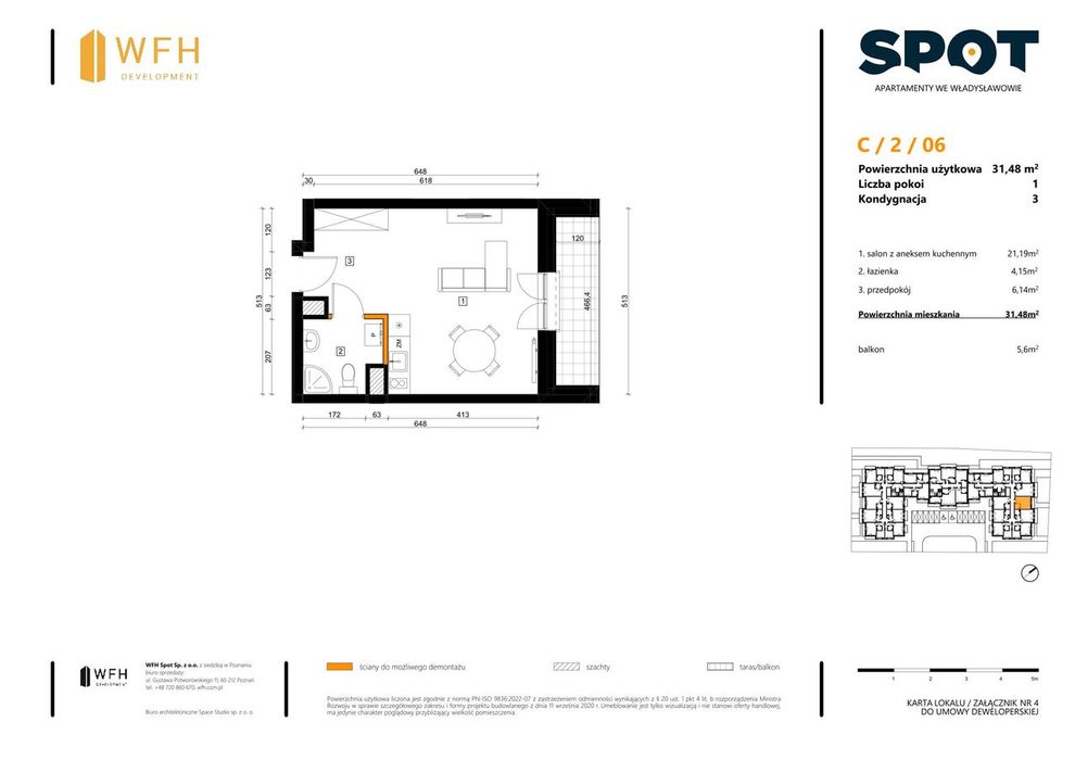 Spot | apartament 1-pok. | C.2.06