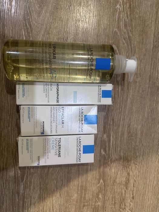 La Roche - Posay Lipikar AP+ ,  Hydraphase toleriane Effaclar
