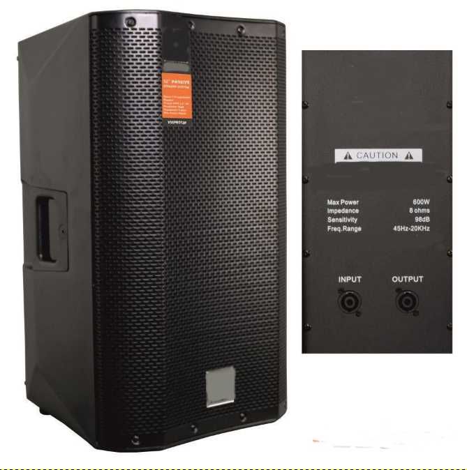 PA 1.000 WATTS - 2 Colunas - Amplificador - Cabos