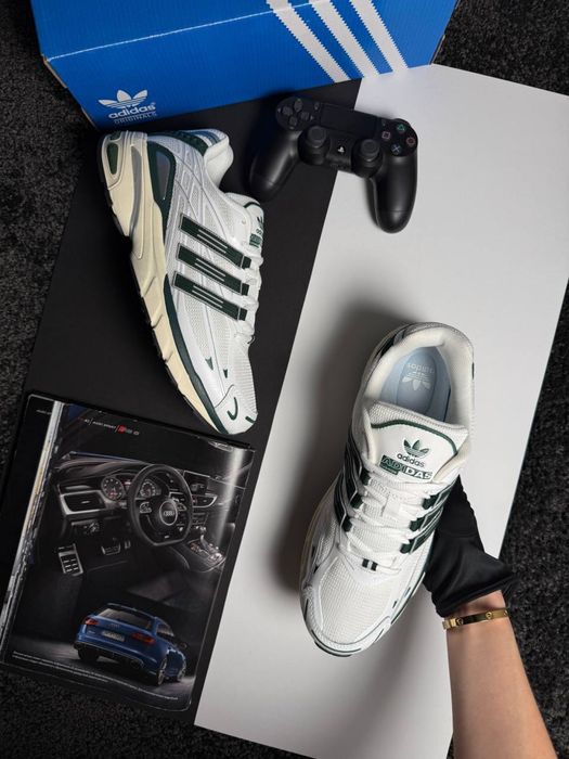 Чоловічі кросівки адідас Adidas Adistar Cushion White Green Beige [41-46]