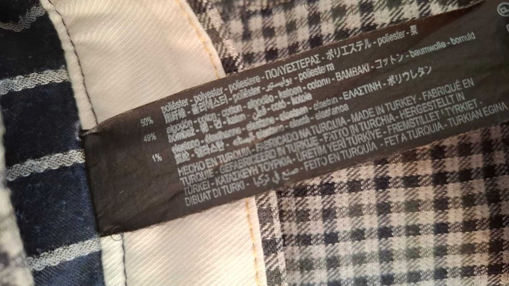 Spodnie w peppitke ZARA